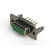 628-M09-321-GN5 by EDAC Inc. - 628M SERIES VERTICAL D-SUB RECEP