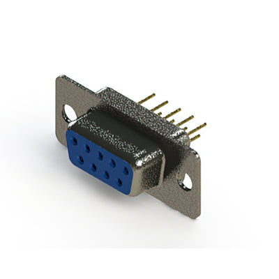 628-M09-321-LN1 by EDAC Inc. - 628M SERIES VERTICAL D-SUB RECEP