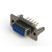 628-M09-321-LN5 by EDAC Inc. - 628M SERIES VERTICAL D-SUB RECEP