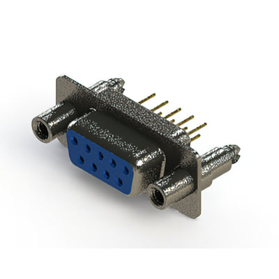 628-M09-321-LN6 by EDAC Inc. - 628M SERIES VERTICAL D-SUB RECEP