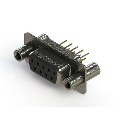 628-M09-621-BT4 by EDAC Inc. - 628M SERIES VERTICAL D-SUB RECEP