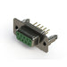 628-M09-621-GT5 by EDAC Inc. - 628M SERIES VERTICAL D-SUB RECEP