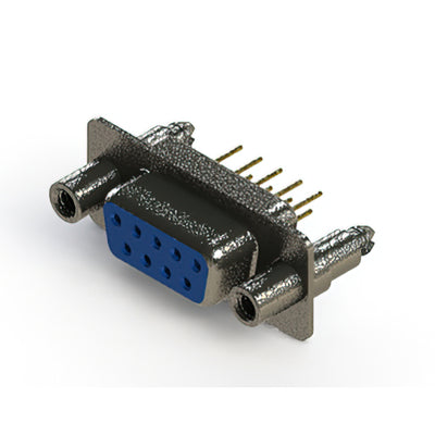 628-M09-621-LN6 by EDAC Inc. - 628M SERIES VERTICAL D-SUB RECEP