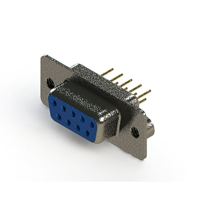 628-M09-621-LT2 by EDAC Inc. - 628M SERIES VERTICAL D-SUB RECEP