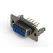 628-M09-621-LT5 by EDAC Inc. - 628M SERIES VERTICAL D-SUB RECEP