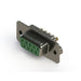 628-M09-622-GN2 by EDAC Inc. - 628M SERIES VERTICAL D-SUB RECEP