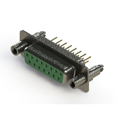 628-M15-221-GT6 by EDAC Inc. - 628M SERIES VERTICAL D-SUB RECEP