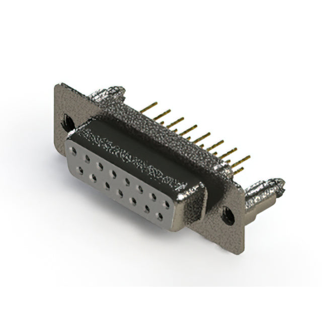 628-M15-221-WT5 by EDAC Inc. - 628M SERIES VERTICAL D-SUB RECEP