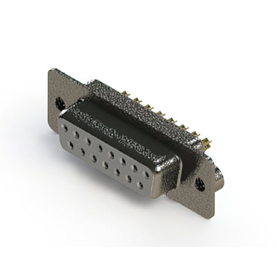 628-M15-222-WN2 by EDAC Inc. - 628M SERIES VERTICAL D-SUB RECEP