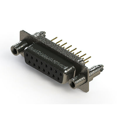 628-M15-321-BT6 by EDAC Inc. - 628M SERIES VERTICAL D-SUB RECEP