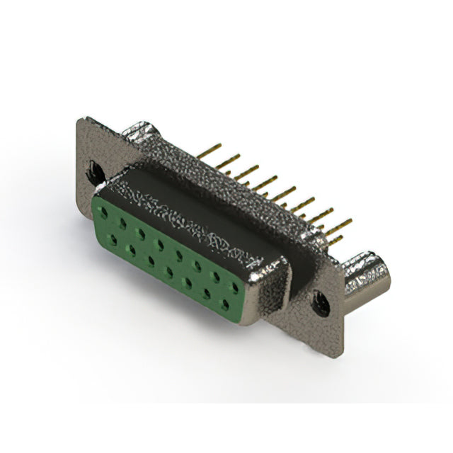 628-M15-321-GT3 by EDAC Inc. - 628M SERIES VERTICAL D-SUB RECEP