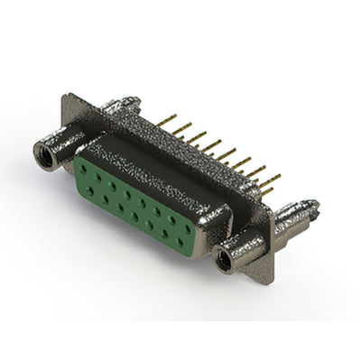 628-M15-321-GT6 by EDAC Inc. - 628M SERIES VERTICAL D-SUB RECEP
