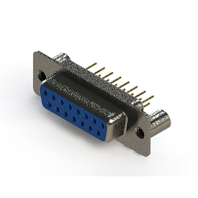 628-M15-321-LT3 by EDAC Inc. - 628M SERIES VERTICAL D-SUB RECEP