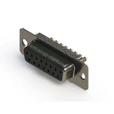 628-M15-322-BT1 by EDAC Inc. - 628M SERIES VERTICAL D-SUB RECEP