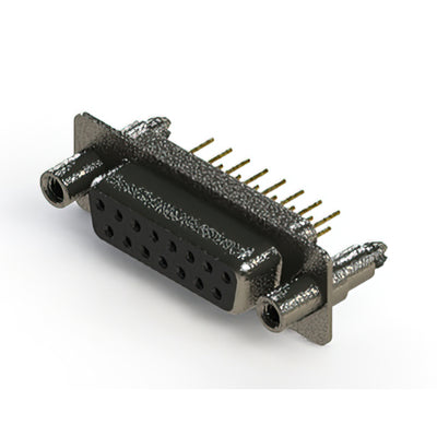 628-M15-621-BN6 by EDAC Inc. - 628M SERIES VERTICAL D-SUB RECEP