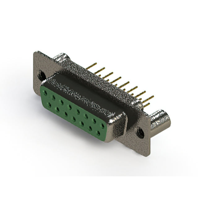 628-M15-621-GT3 by EDAC Inc. - 628M SERIES VERTICAL D-SUB RECEP