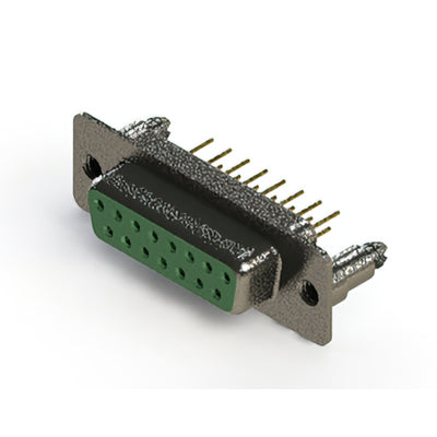 628-M15-621-GT5 by EDAC Inc. - 628M SERIES VERTICAL D-SUB RECEP