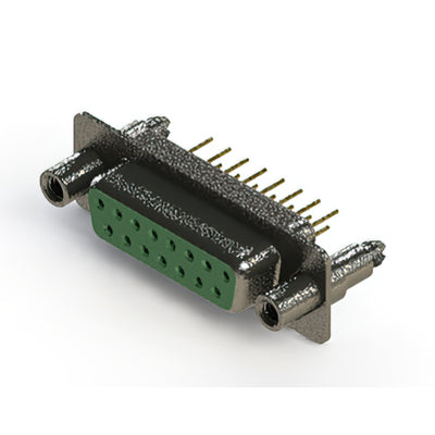 628-M15-621-GT6 by EDAC Inc. - 628M SERIES VERTICAL D-SUB RECEP