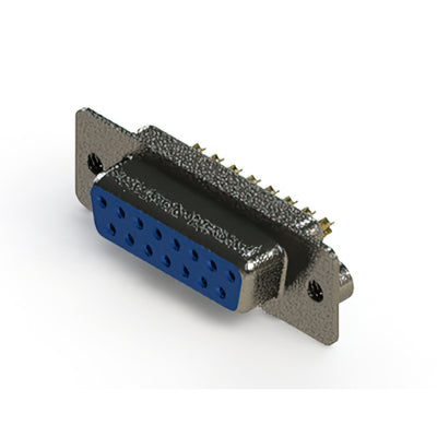 628-M15-622-LN2 by EDAC Inc. - 628M SERIES VERTICAL D-SUB RECEP