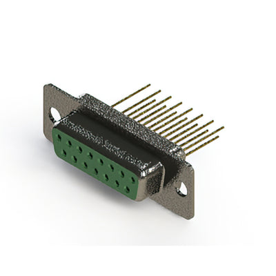628-M15-623-GT1 by EDAC Inc. - CONNECTOR D-SUB RCPT 15POS VERT SLDR