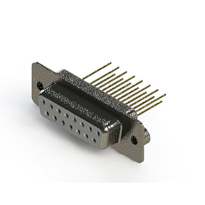 628-M15-623-WT2 by EDAC Inc. - CONNECTOR D-SUB RCPT 15POS VERT SLDR