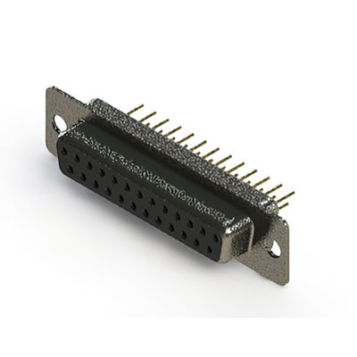 628-M25-221-BN1 by EDAC Inc. - 628M SERIES VERTICAL D-SUB RECEP