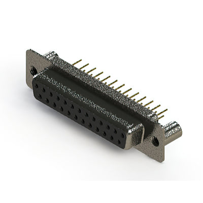 628-M25-221-BN3 by EDAC Inc. - 628M SERIES VERTICAL D-SUB RECEP