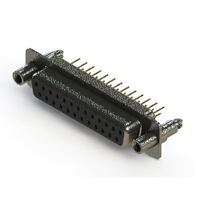 628-M25-221-BN6 by EDAC Inc. - 628M SERIES VERTICAL D-SUB RECEP