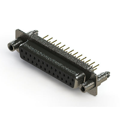 628-M25-221-BT6 by EDAC Inc. - 628M SERIES VERTICAL D-SUB RECEP