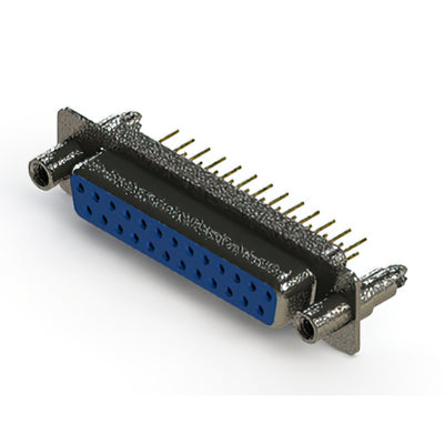 628-M25-221-LT6 by EDAC Inc. - 628M SERIES VERTICAL D-SUB RECEP