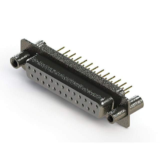 628-M25-221-WT4 by EDAC Inc. - 628M SERIES VERTICAL D-SUB RECEP