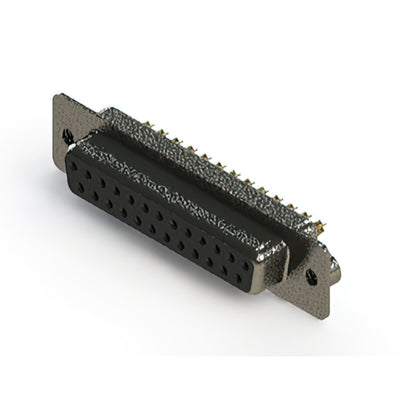628-M25-222-BN2 by EDAC Inc. - 628M SERIES VERTICAL D-SUB RECEP
