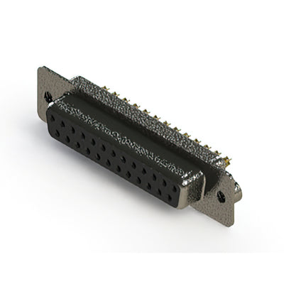 628-M25-222-BT2 by EDAC Inc. - 628M SERIES VERTICAL D-SUB RECEP