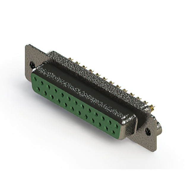 628-M25-222-GT2 by EDAC Inc. - 628M SERIES VERTICAL D-SUB RECEP