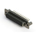 628-M25-321-BN3 by EDAC Inc. - 628M SERIES VERTICAL D-SUB RECEP
