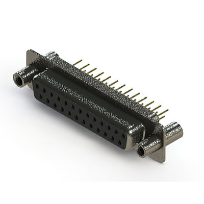 628-M25-321-BT4 by EDAC Inc. - 628M SERIES VERTICAL D-SUB RECEP