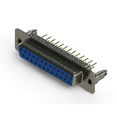 628-M25-321-LT5 by EDAC Inc. - 628M SERIES VERTICAL D-SUB RECEP