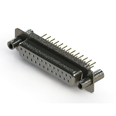 628-M25-321-WN4 by EDAC Inc. - 628M SERIES VERTICAL D-SUB RECEP