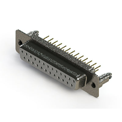 628-M25-321-WN5 by EDAC Inc. - 628M SERIES VERTICAL D-SUB RECEP