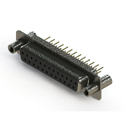 628-M25-621-BN4 by EDAC Inc. - 628M SERIES VERTICAL D-SUB RECEP