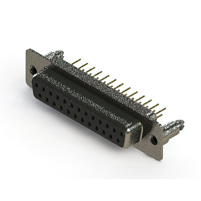 628-M25-621-BN5 by EDAC Inc. - 628M SERIES VERTICAL D-SUB RECEP