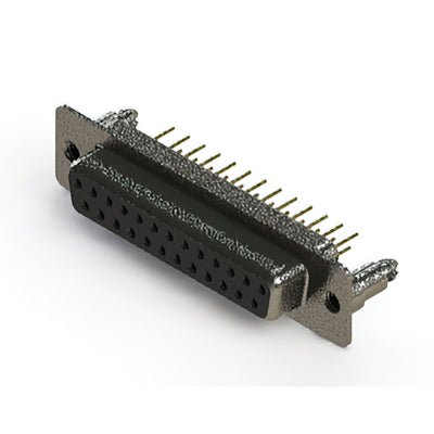 628-M25-621-BT5 by EDAC Inc. - 628M SERIES VERTICAL D-SUB RECEP