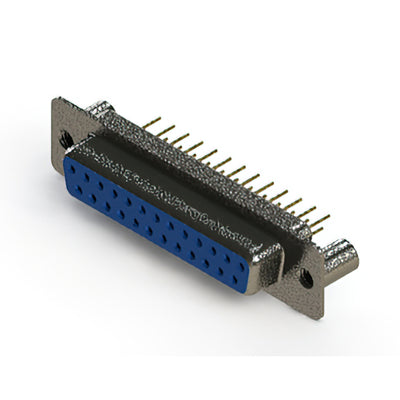 628-M25-621-LN3 by EDAC Inc. - 628M SERIES VERTICAL D-SUB RECEP