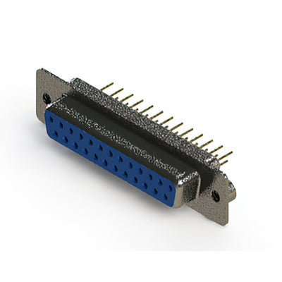 628-M25-621-LT2 by EDAC Inc. - 628M SERIES VERTICAL D-SUB RECEP