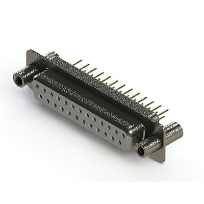 628-M25-621-WN4 by EDAC Inc. - 628M SERIES VERTICAL D-SUB RECEP