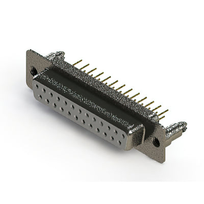 628-M25-621-WN5 by EDAC Inc. - 628M SERIES VERTICAL D-SUB RECEP