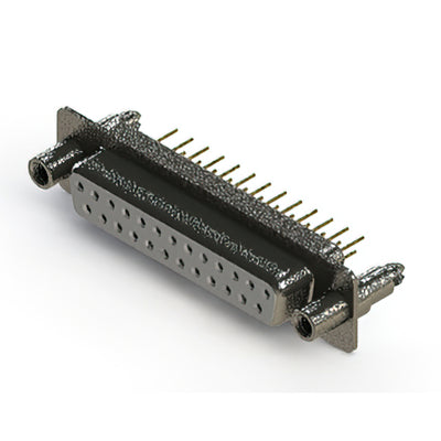 628-M25-621-WT6 by EDAC Inc. - 628M SERIES VERTICAL D-SUB RECEP