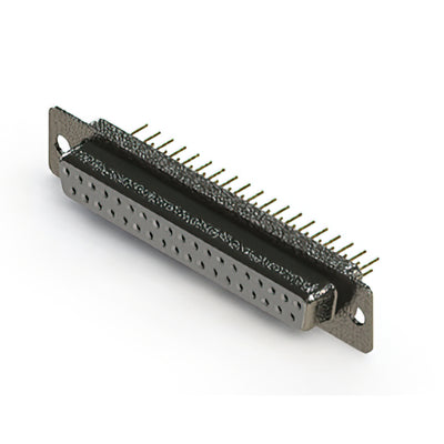 628-M37-221-WT1 by EDAC Inc. - 628M SERIES VERTICAL D-SUB RECEP