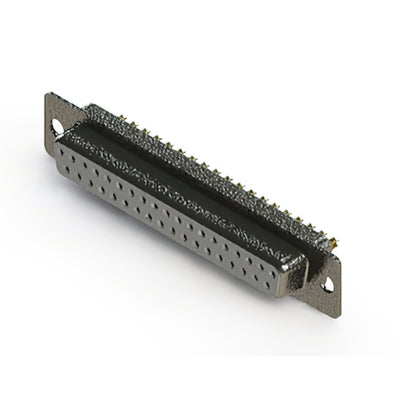 628-M37-322-WT1 by EDAC Inc. - 628M SERIES VERTICAL D-SUB RECEP
