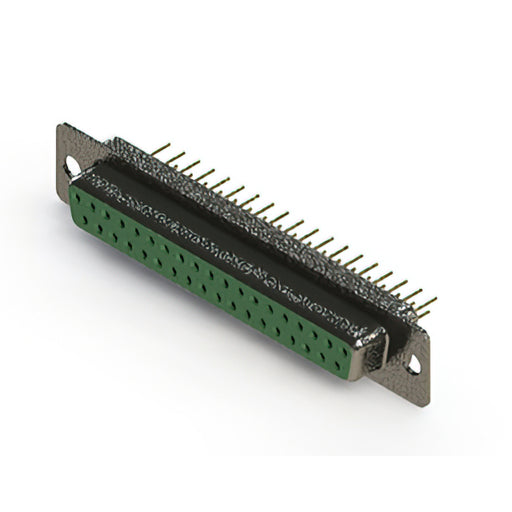 628-M37-621-GN1 by EDAC Inc. - 628M SERIES VERTICAL D-SUB RECEP